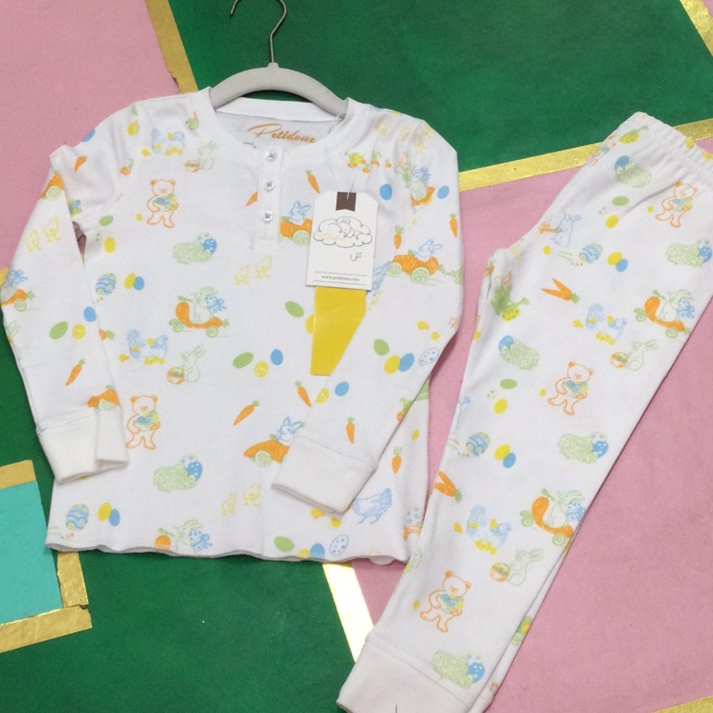 NWT PETIDOUX GENDER NEUTRAL EASTER PJS